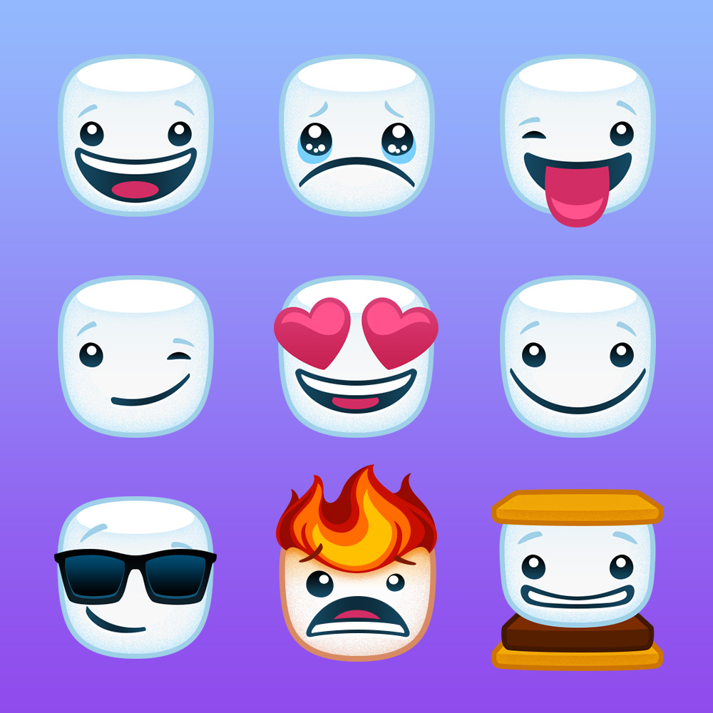 Mallow-moji Stickers